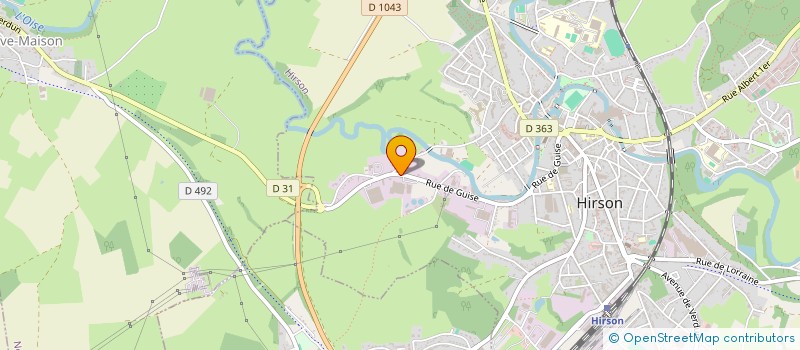 localisation de l'entreprise MONSIEUR LEONCE LELEU  HIRSON