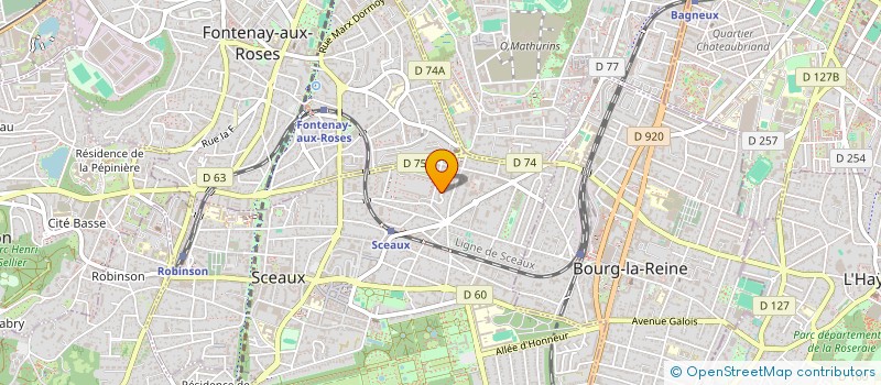 localisation de l'entreprise MONSIEUR LEONCE LUZA à SCEAUX