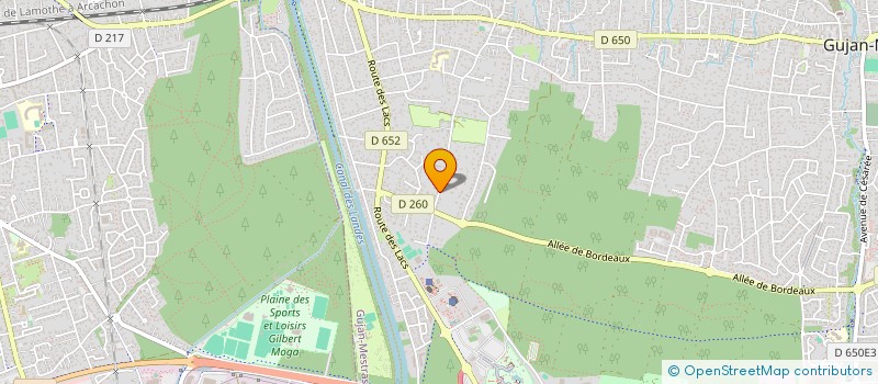 localisation de l'entreprise MONSIEUR LEONCE PEYS  GUJAN-MESTRAS