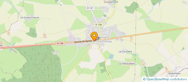 localisation de l'entreprise MONSIEUR LEONCE ROBINEAU  LA FERRIERE-EN-PARTHENAY