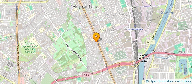 localisation de l'entreprise MONSIEUR LEONE CARUSO  VITRY-SUR-SEINE