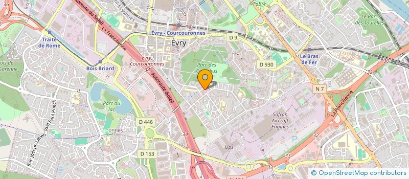 localisation de l'entreprise MONSIEUR LEONE DIEP à EVRY-COURCOURONNES