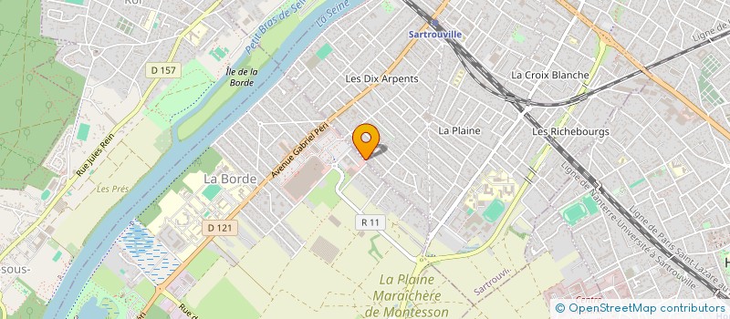 localisation de l'entreprise MONSIEUR LEONEL AGUIAR RODRIGUES à SARTROUVILLE