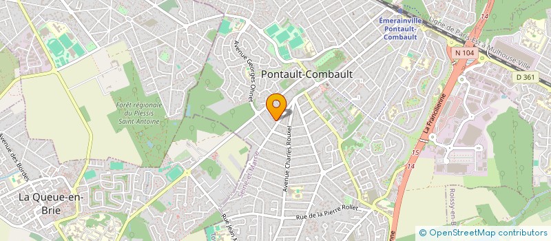 localisation de l'entreprise MONSIEUR LEONEL BAPTISTA à PONTAULT-COMBAULT