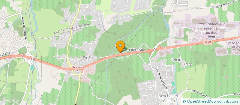 localisation de l'entreprise MONSIEUR LEONEL CHIQUITA CABRAL  BEYCHAC-ET-CAILLAU