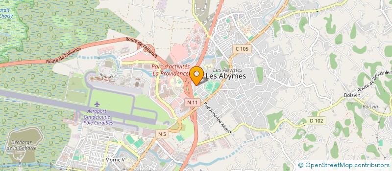 localisation de l'entreprise MONSIEUR LEONEL COCKS à LES ABYMES