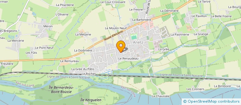 localisation de l'entreprise MONSIEUR LEONEL CYRILLE  VAIR-SUR-LOIRE