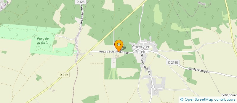 localisation de l'entreprise MONSIEUR LEONEL DELAUBESPIN  CHEVRY-EN-SEREINE