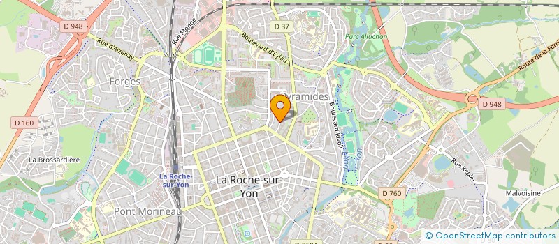 localisation de l'entreprise MONSIEUR LEONEL FOUEGOU NGEUPI à ROCHE SUR YON (LA)