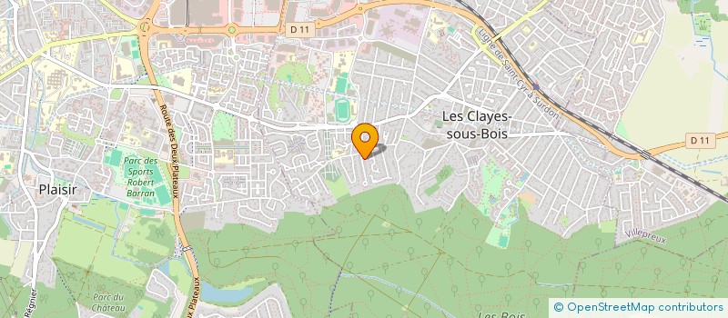 localisation de l'entreprise MONSIEUR LEONEL FREIRE LOPES  LES CLAYES-SOUS-BOIS