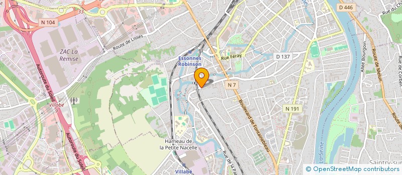 localisation de l'entreprise MONSIEUR LEONEL LANDRY TAGNE TALLA à CORBEIL-ESSONNES