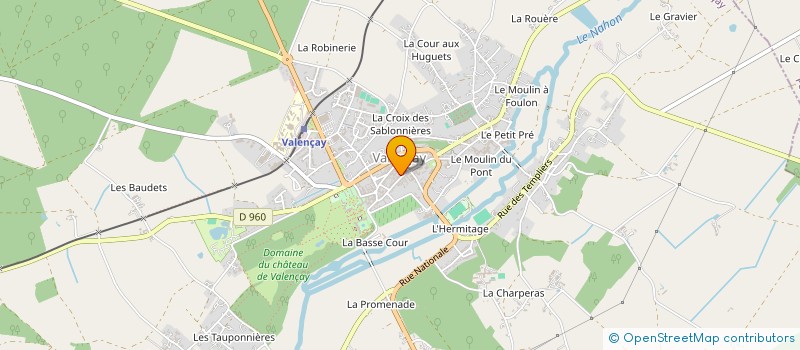 localisation de l'entreprise MONSIEUR LEONEL MADIAURE à VALENCAY
