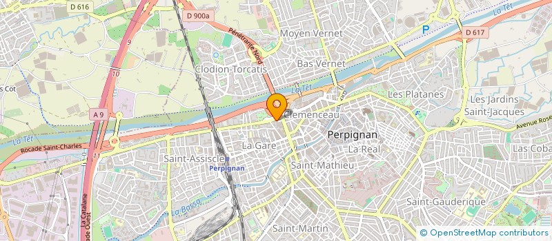 localisation de l'entreprise MONSIEUR LEONEL MARCELO DOS SANTOS FERREIRA  PERPIGNAN