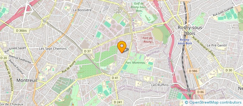 localisation de l'entreprise MONSIEUR LEONEL MARCELO NOGUEIRA à MONTREUIL