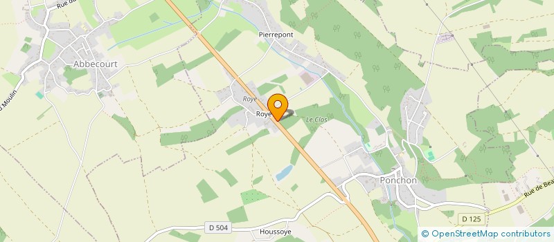 localisation de l'entreprise MONSIEUR LEONEL MARQUES RODRIGUES  PONCHON