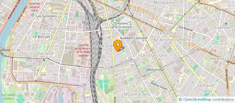 localisation de l'entreprise MONSIEUR LEONG RAZANADRAMANANA  LYON