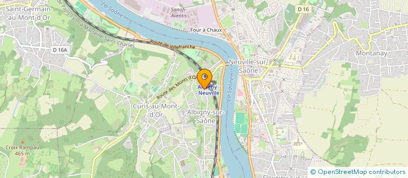 localisation de l'entreprise MONSIEUR LEONIDES MENA CARABALLOSO  ALBIGNY-SUR-SAONE