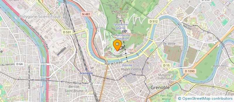 localisation de l'entreprise MONSIEUR LEONIE LEFRANC  GRENOBLE