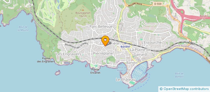 localisation de l'entreprise MONSIEUR LEONIS ROMANO à BANDOL
