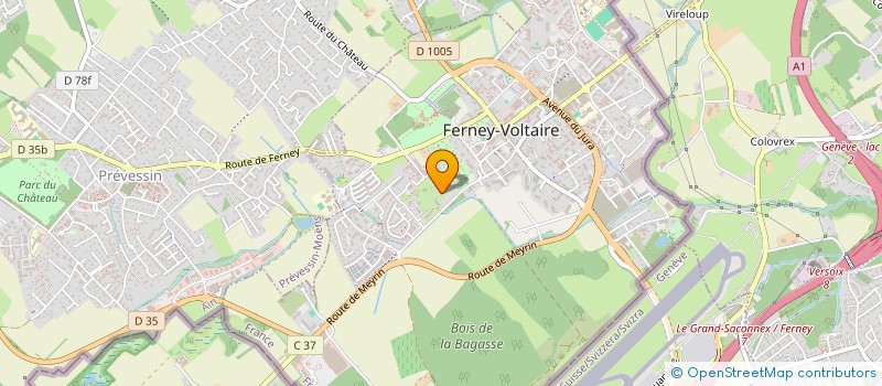 localisation de l'entreprise MONSIEUR LEONIT PODVORICA à FERNEY-VOLTAIRE