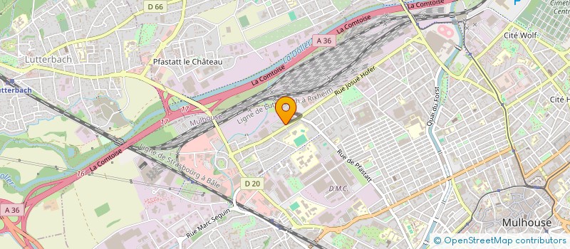 localisation de l'entreprise MONSIEUR LEONTE-IONEL HERMENEANU  MULHOUSE