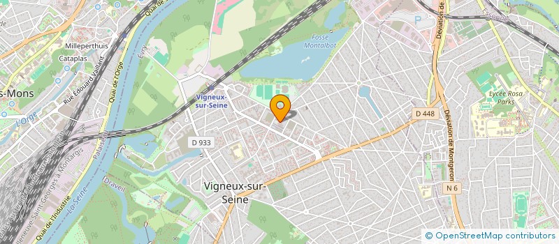 localisation de l'entreprise MONSIEUR LEONTEL GOMBAULD à VIGNEUX-SUR-SEINE