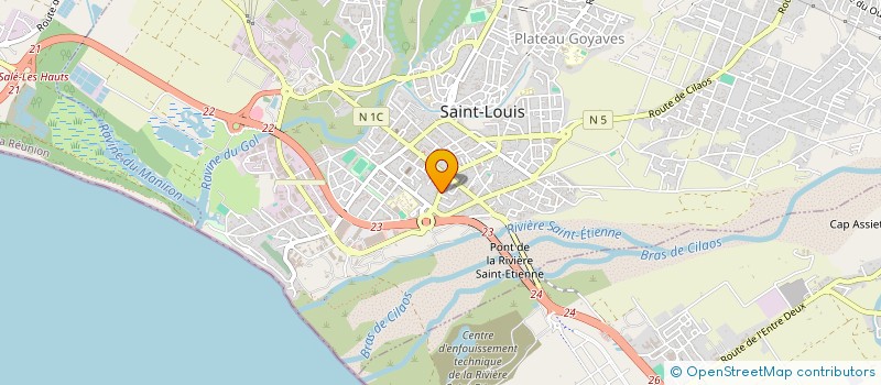 localisation de l'entreprise MONSIEUR LEONUS DUBARD à SAINT-LOUIS