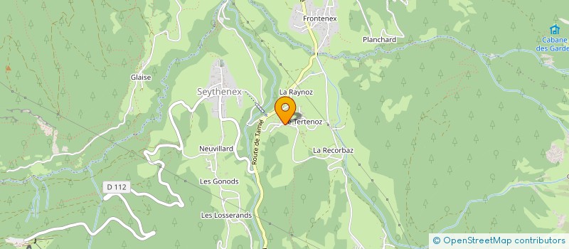 localisation de l'entreprise MONSIEUR LEOPOLD BARRACHIN  FAVERGES-SEYTHENEX