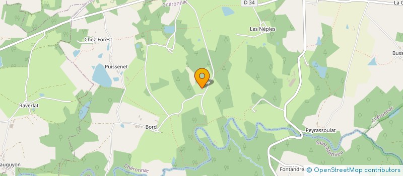 localisation de l'entreprise MONSIEUR LEOPOLD BAUDIN à CHERONNAC