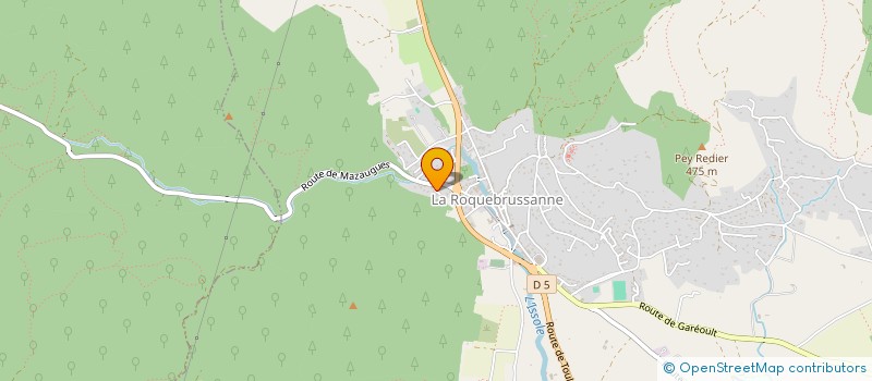 localisation de l'entreprise MONSIEUR LEOPOLD CALLES à LA ROQUEBRUSSANNE