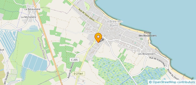 localisation de l'entreprise MONSIEUR LEOPOLD CASIN  LA BREE-LES-BAINS