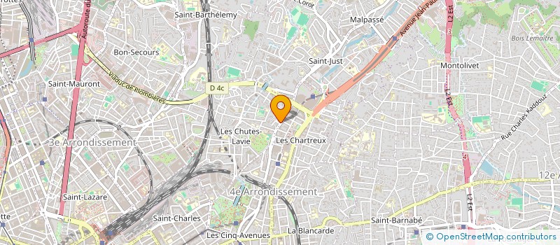 localisation de l'entreprise MONSIEUR LEOPOLD CHAFFARD à MARSEILLE