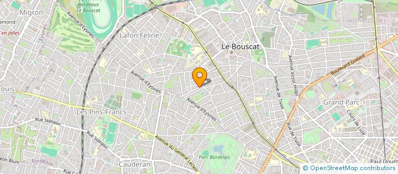 localisation de l'entreprise MONSIEUR LEOPOLD DE LABROUSSE à LE BOUSCAT