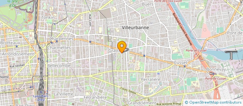 localisation de l'entreprise MONSIEUR LEOPOLD DUFOUR  VILLEURBANNE