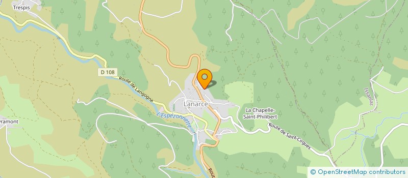 localisation de l'entreprise MONSIEUR LEOPOLD DUNY à LANARCE