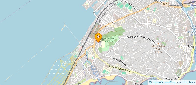 localisation de l'entreprise MONSIEUR LEOPOLD FAVREAU  SETE