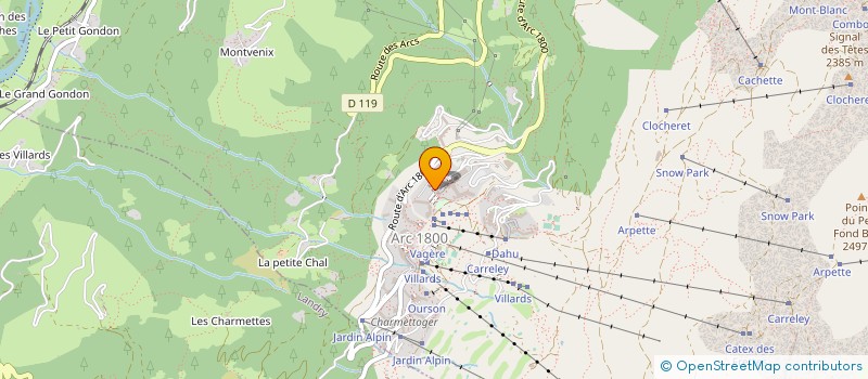 localisation de l'entreprise MONSIEUR LEOPOLD FERRARI  MONTVALEZAN