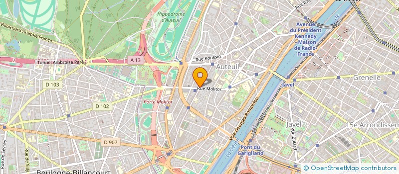 localisation de l'entreprise MONSIEUR LEOPOLD GASTINEL  PARIS