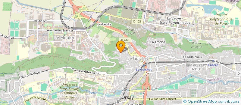 localisation de l'entreprise MONSIEUR LEOPOLD KIC à ORSAY