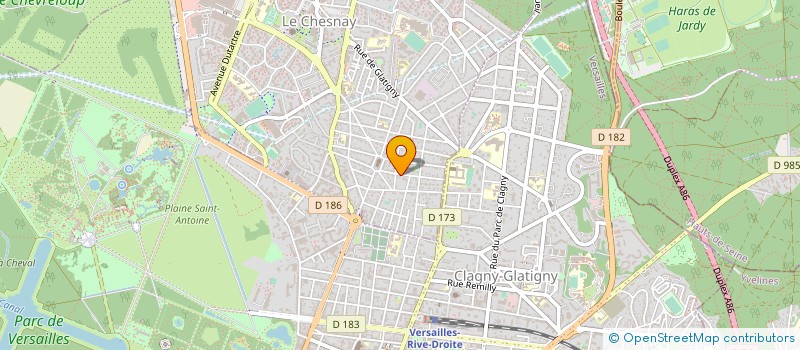 localisation de l'entreprise MONSIEUR LEOPOLD LE FORESTIER DU BUISSON SAINTE MARGUERITE  LE CHESNAY-ROCQUENCOURT