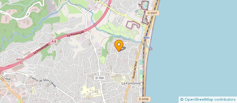 localisation de l'entreprise MONSIEUR LEOPOLD MEUCCI à ANTIBES