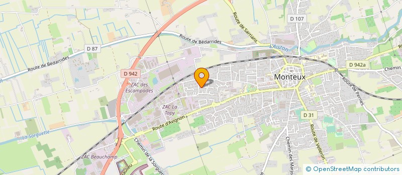 localisation de l'entreprise MONSIEUR LEOPOLD MORARD  MONTEUX