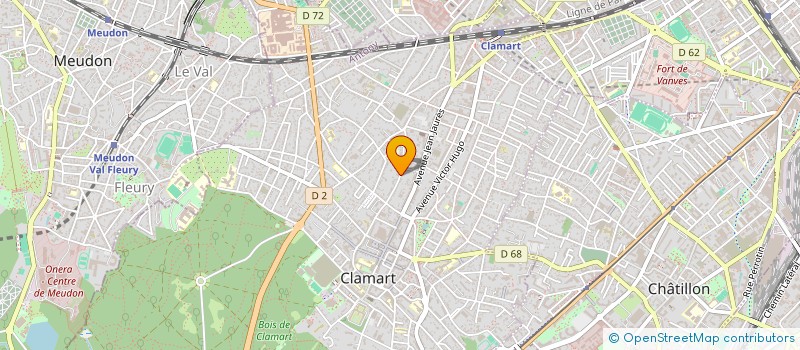 localisation de l'entreprise MONSIEUR LEOPOLD MORIN à CLAMART