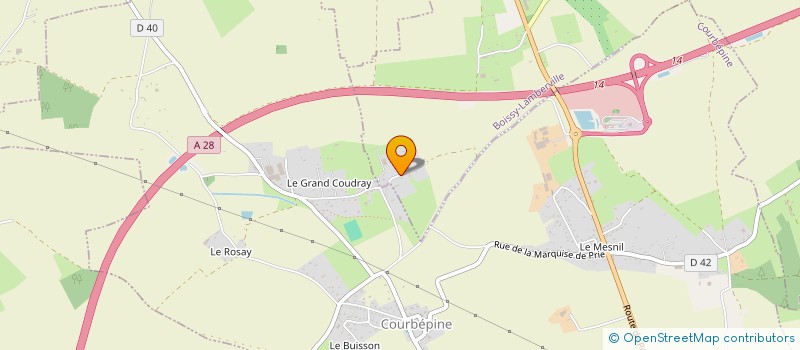 localisation de l'entreprise MONSIEUR LEOPOLD PIEDNOEL  BOISSY-LAMBERVILLE