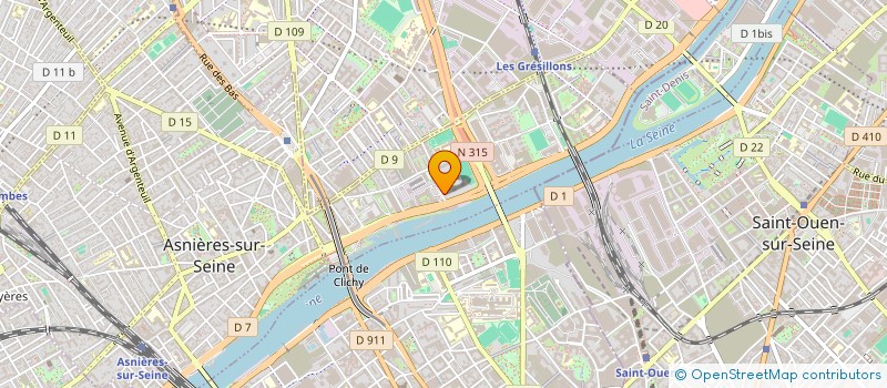 localisation de l'entreprise MONSIEUR LEOPOLD RADOUX  ASNIERES-SUR-SEINE