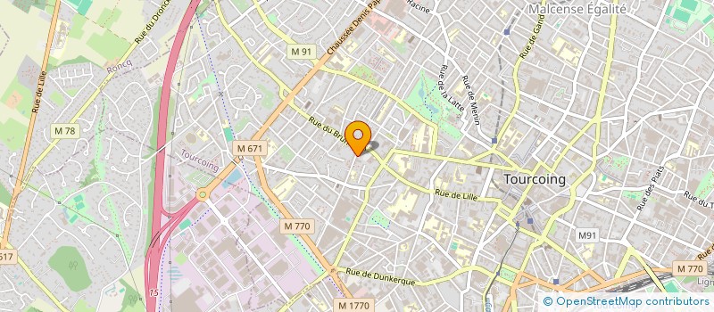 localisation de l'entreprise MONSIEUR LEOPOLD ROMPILLON  TOURCOING