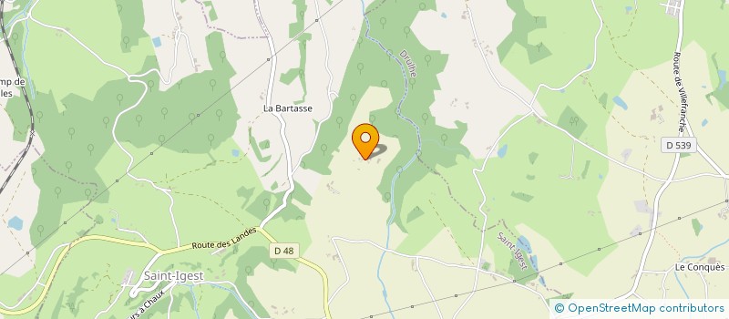 localisation de l'entreprise MONSIEUR LEOPOLD ROUX  SAINT-IGEST