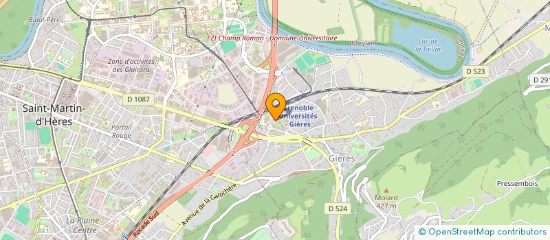 localisation de l'entreprise MONSIEUR LEOPOLD SARDA  GIERES