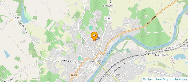 localisation de l'entreprise MONSIEUR LEOPOLD SAUVE  RABASTENS