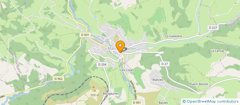 localisation de l'entreprise MONSIEUR LEOPOLD SCIGALA à MARCILLAC-VALLON